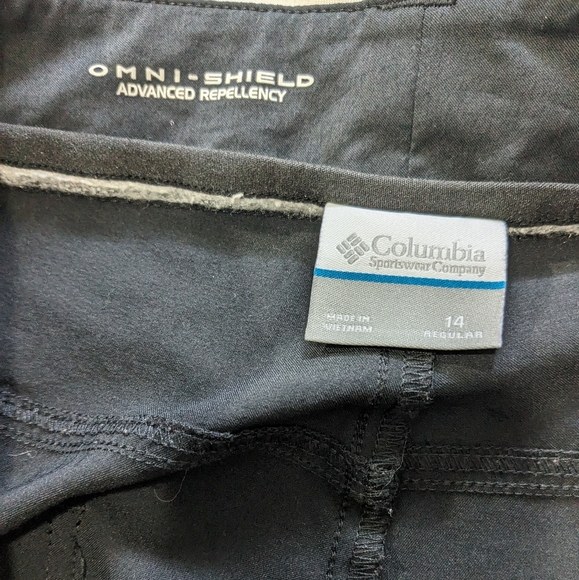 Columbia Women's Mumbai Mover™ III Pant black Omni-Shade UPF 30 size 14 - Picture 7 of 10